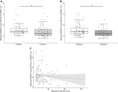 A history of childhood maltreatment is associated with altered DNA methylation levels of DNA methyltransferase 1 in maternal but not neonatal mononuclear immune cells